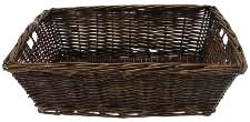WILLOW RECT STORAGE TRAY - BROWN 16 x 12 x 5 deep