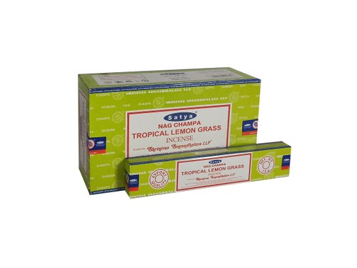 Satya Incense - Tropical Lemongrass - Box Of 12 Packs