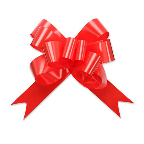 PK/100 - 4 inch - RED - BUTTERFLY BOWS - SPLENDORETTE Bows