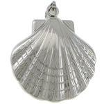 Stainless Steel Scallop Shell Pendant - 316 Stainless Steel
