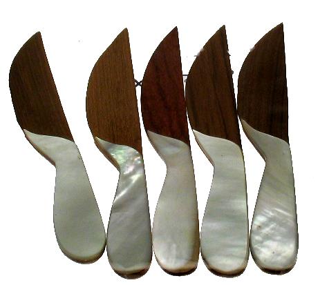 GIANT MUSSEL SEA SHELL LETTER OPENER KNIFE 5 Inch