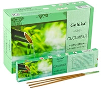 Goloka Aroma Series - Cucumber - Incense Sticks 15 grams per inner box (12/box) NEW920
