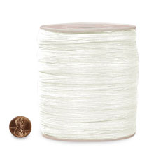 Matte Paper Raffia Matte Paper Raffia - White - 7 mm x 100 yards – Tropitek-Wholesale