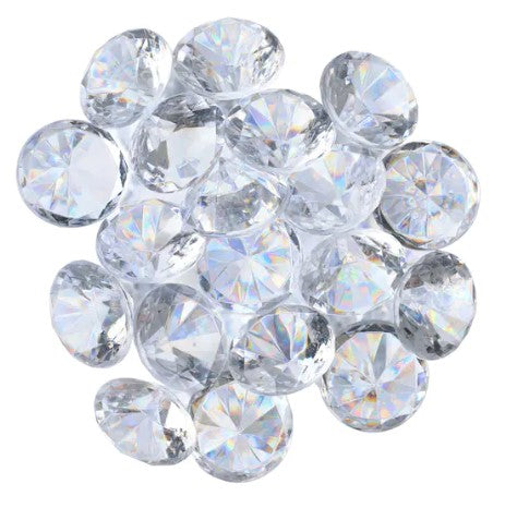 Glass Diamonds 6 to 8mm - 500 Gram (1.1 Pound) - Scatter - China - NEW1122