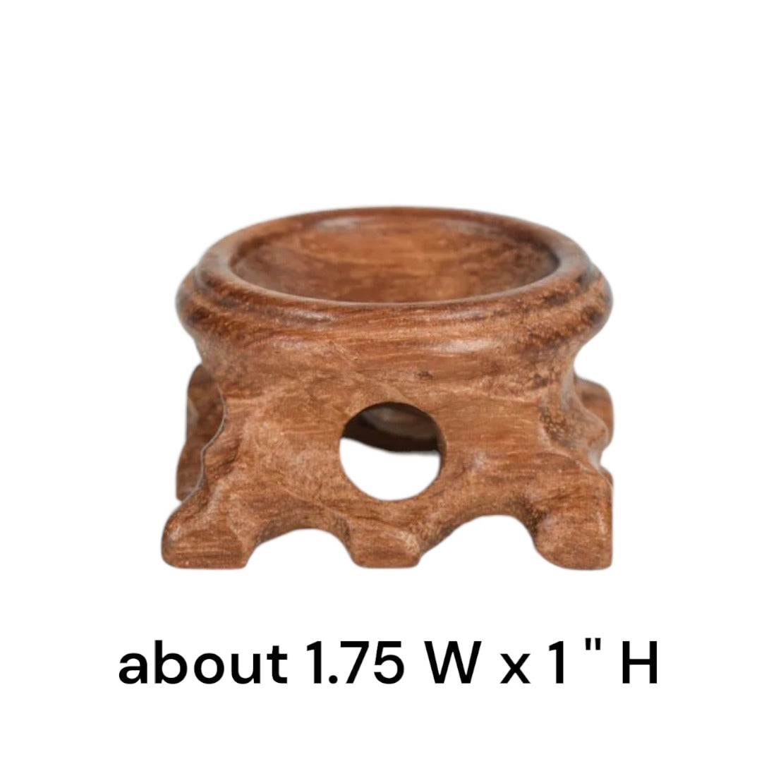 45 x 25mm - Sphere Stand Natural Wooden -  NEW1022