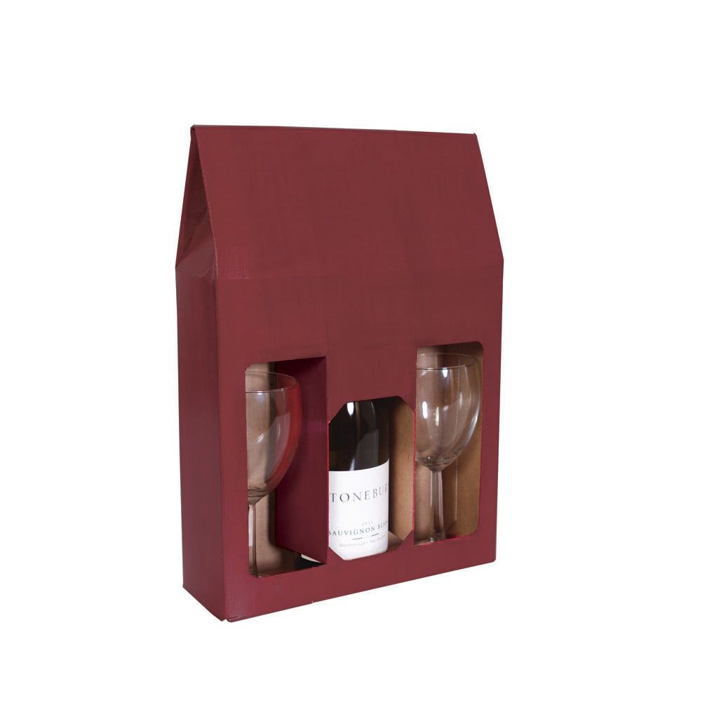 Burgundy 3 WINE BOTTLES 750ml CORRUGATED BOX - Packed in 25's