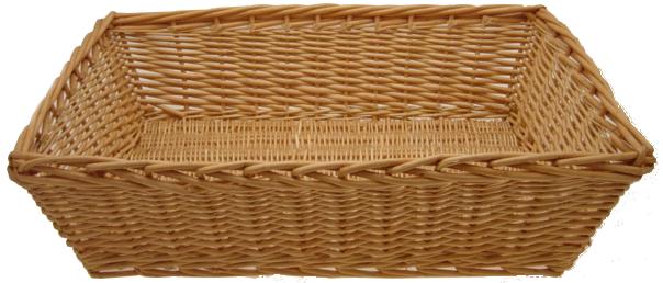 Willow Display Trays - Honey - 24 x 16 x 7 inches Deep