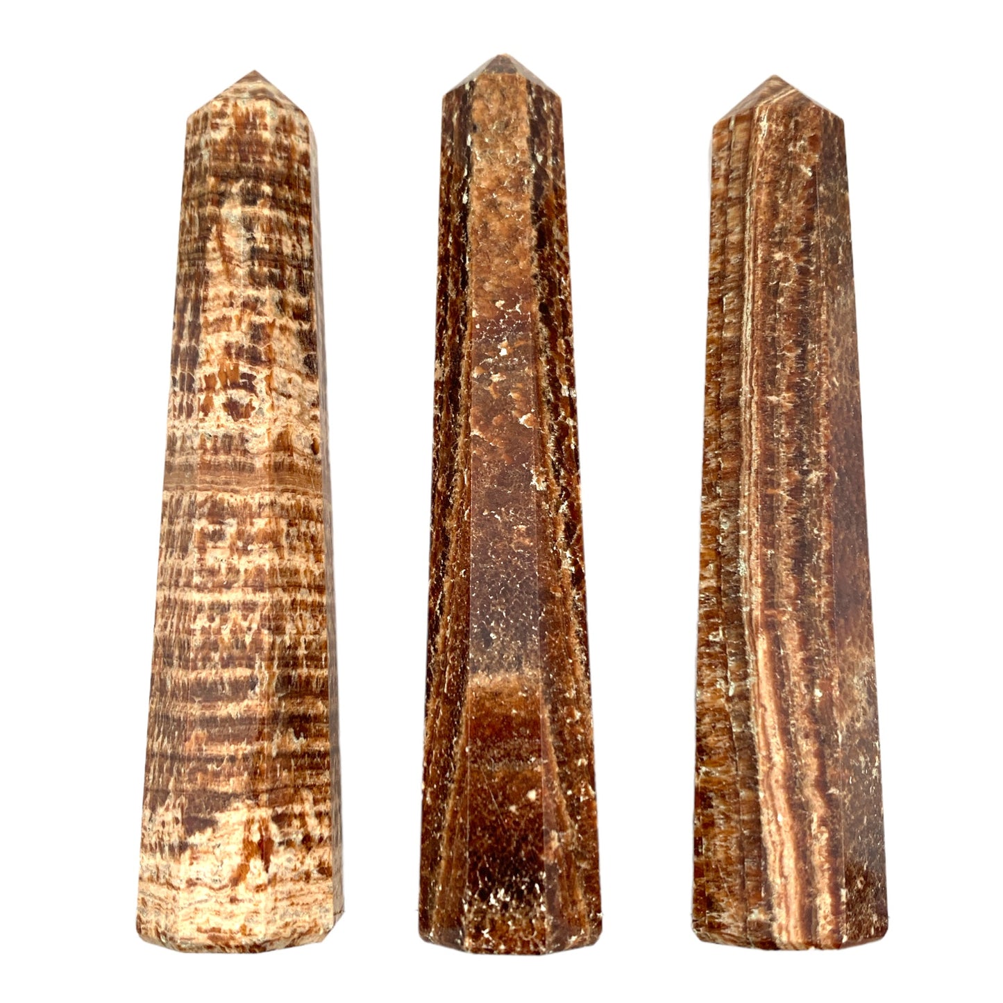 Aragonite - 3.5 to 5 inches - Price per gram - India - Polished Points