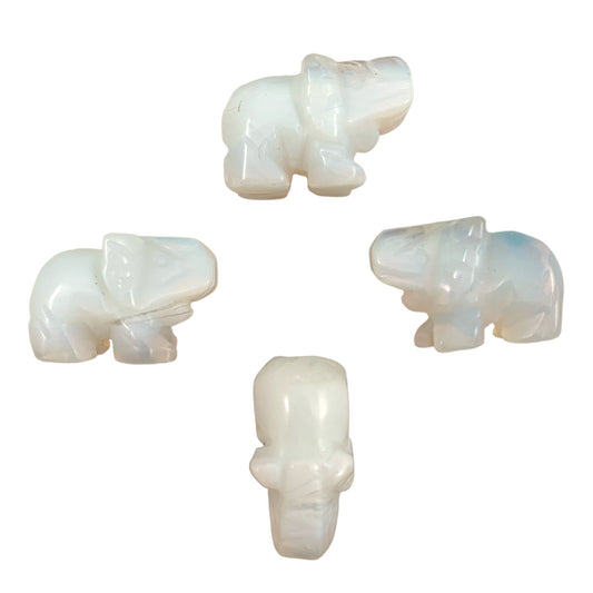 Baby Elephant - Opalite - 1 inch - NEW922 - Synthetic
