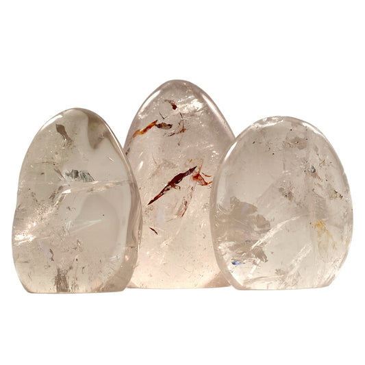 Clear Quartz Standing Stones Polished Natural Free Shapes - 14-16cm - Price per gram - NEW822