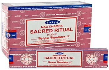 Satya Incense Sticks - Sacred Ritual - Box Of 12 Packs