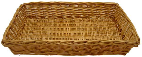 Rectangle Willow Trays - Honey - 23 x 15.5 x 4.5 inches