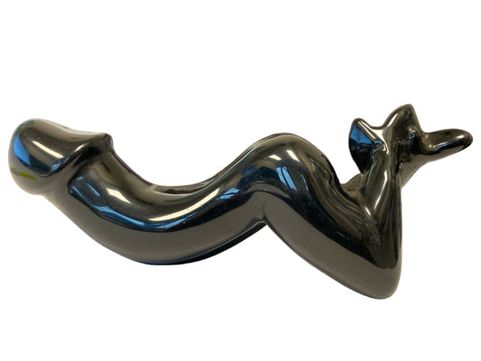 Male Body DingDing Penis - Black Obsidian - 5 inch - China - NEW323 - Lady Kneel Style